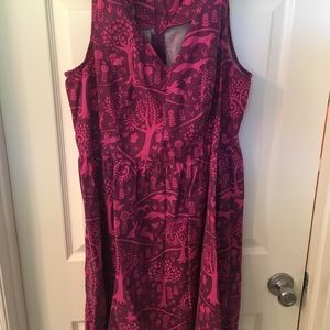 ModCloth Fox Patterned Dress